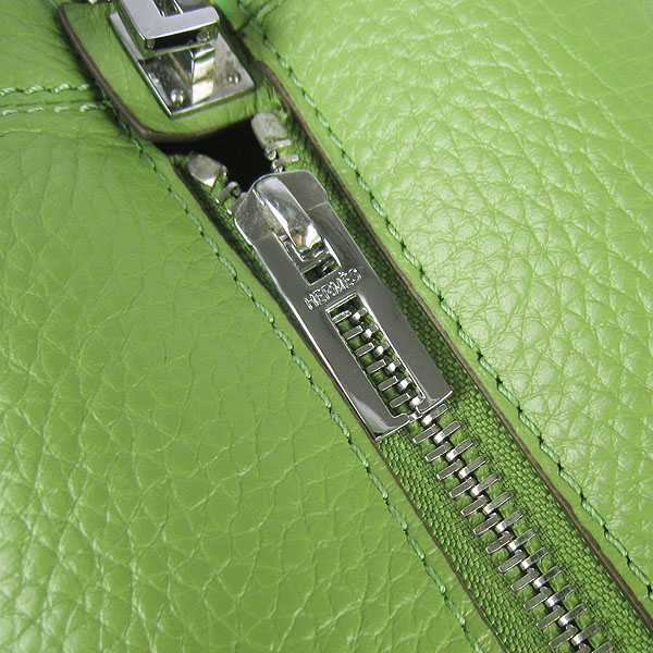 Best Replica Hermes Victoria Cowskin Leather Bags Green 2010 H2802